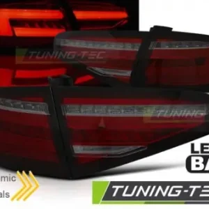 Csak ma LED RÁD HÁTSÓ LÁMPÁK RED SMOKE SEQ illik AUDI A4 B8 12-15 SEDAN OEM LED-hez