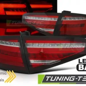 Kiárusítás LED RÁSZ HÁTSÓ LÁMPÁK RED WHIE SEQ illik AUDI A4 B8 12-15 SEDAN OEM LED-hez
