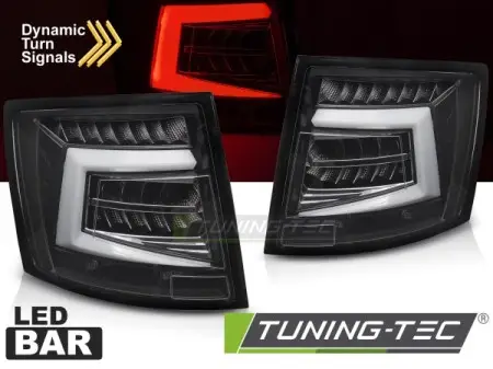 A FEKETE LED RÚD HÁTSÓ LÁMPÁK illik a SKODA OCTAVIA III 16-20 SW OEM LED-hez Azonnal elérhető