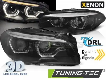XENON FÉNYSZÓRÓK AFS ANGEL EYES LED DRL BLACK SEQ BMW F10/F11 10-13 modellekhez Legnépszerűbb