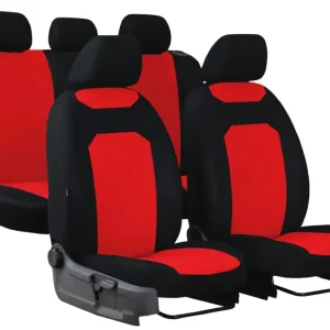 Autó üléshuzatok Fiat Punto (Evo) 2010-2011 CARO piros 2+3 Kiárusítás
