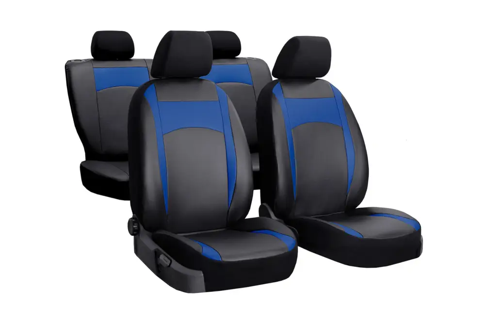 Autó üléshuzatok Dacia Dokker 2017-> Design Leather kék 2+3 Vásárlói kedvenc