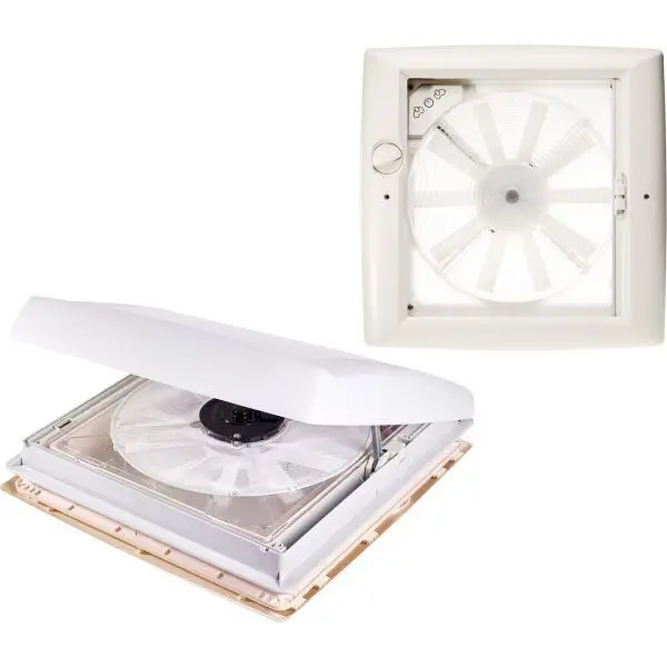 Tetőablak Thule Vent, 400 × 400 mm, ventilátorral, 12 V Biztonságos vásárlás