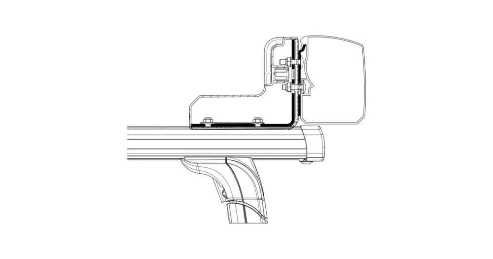 Adapter a Thule 3200 árnyékolók keresztrúdjaihoz Újdonság