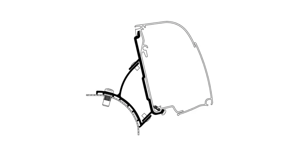 Exkluzív ajánlat Adapter a VW T5, T6-hoz Thule 4200 árnyékolókhoz