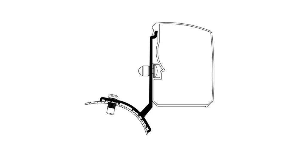 Biztonságos fizetés Adapter Renault Trafic, Opel Vivaro-hoz Thule 3200 árnyékolókhoz