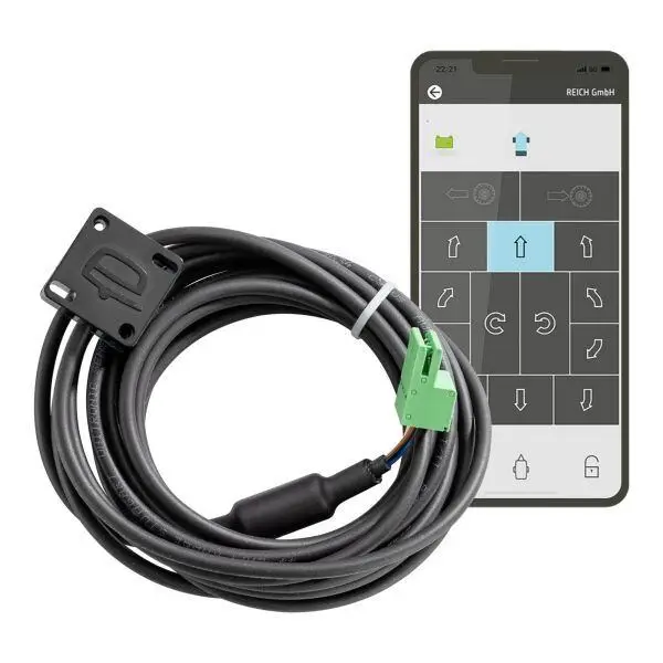 Biztonságos vásárlás Eszköz a lakókocsi manőverezőjének vezérlésére az Easydriver mobilalkalmazással