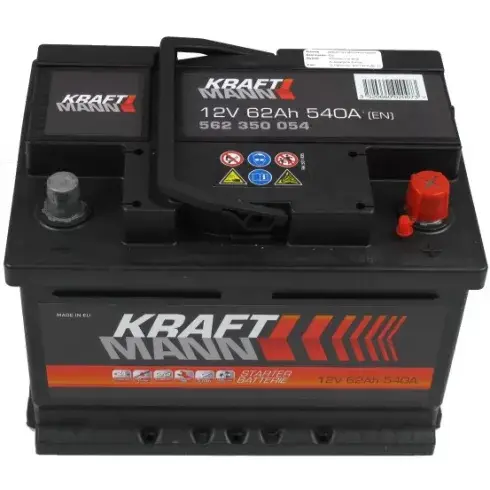 Árcsökkenés Kraftmann prémium 12V 62Ah 540A jobb+ (alacsony) autó akkumulátor 562350054