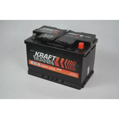 Korlátozott ajánlat Kraftmann prémium AGM Start-Stop 12V 70Ah 720A jobb+ autó akkumulátor 570390072
