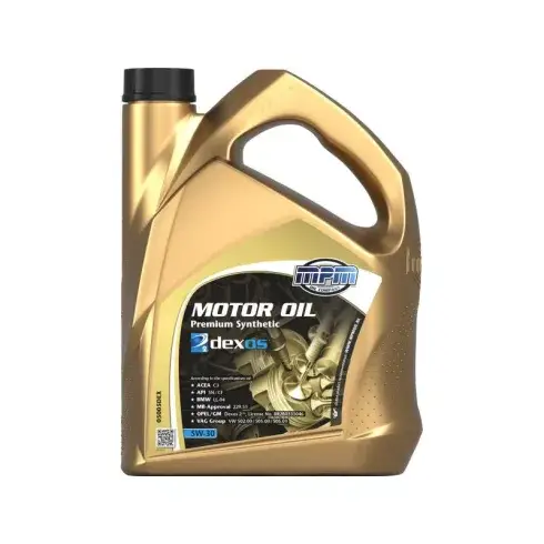 Árcsökkenés MPM Motorolaj 5W-30 Premium synt. GM Dexos 2 5L