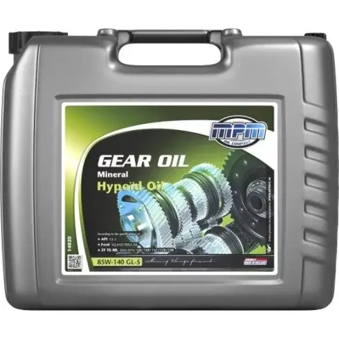 Biztonságos fizetés MPM hajtómű olaj 85W-140 GL-5 Mineral Hypoid Oil 20L