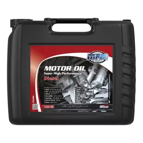 Azonnali szállítás MPM Motorolaj 15W-40 Super High Perf. Diesel 20L